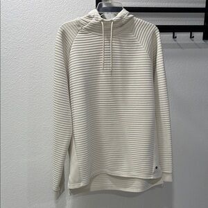 Apana Cream Ribbed Crewneck Pullover
